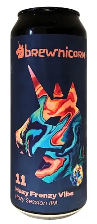 Pivovar Brewnicorn - Hazy Frenzy Vibe 11° 0,5l (Session Hazy IPA)