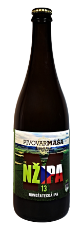 Pivovar Máša - NŽIPA13° 0,7l (New England IPA)