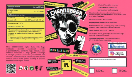 Chernobeer - SId Vicious IPL 13° 1litr (India Pale Lager)