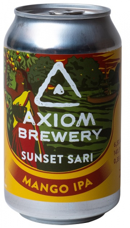 Pivovar Axiom - Sunset Sari Mango 15° 0,33l (New England IPA)