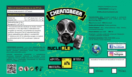 Chernobeer - NucleALEr 12° - 1 litr (American Pale Ale)