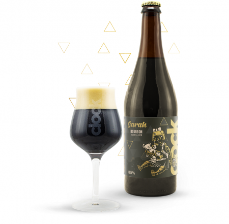 Pivovar Clock - Sarah Bourbon Barrel Aged 24° 0,33l (Russian Imperial Stout Barrel Aged)