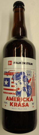 Pivo Falkenštejn - Americká krása 15° 0,7l (india Pale Ale)