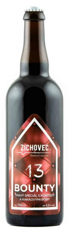 Rodinný pivovar Zichovec - Bounty 13° 0,75l (tmavý speciál)