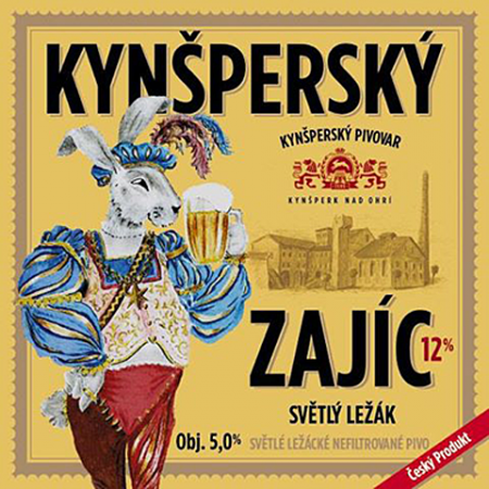 Kynšperský pivovar - Kynšperský Zajíc 12° 1l (světlý ležák)