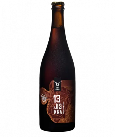 Pivovar Zlatá Kráva - Jiskra 13° 0,7l (Polotmavý ležák )