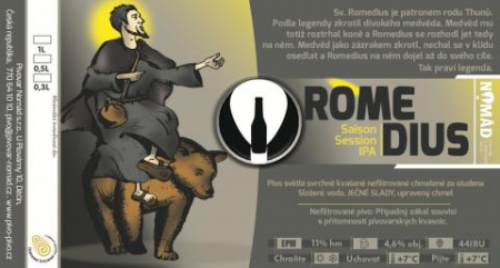 Pivovar Nomád - Romedius 11° 0,5l (Saison Session IPA)