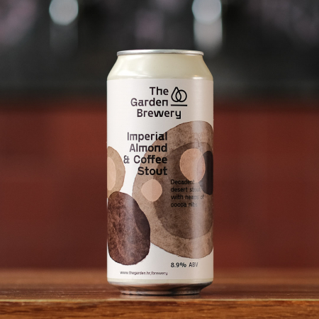 Garden Brewery - Imperial Almond & Coffee Stout 23° 0,44l (Imperial Stout )