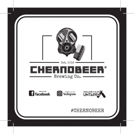 Pivní tácek Chernobeer verze 2019