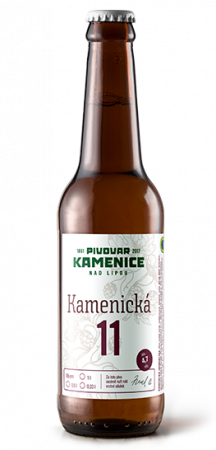 Kamenice nad Lipou - Kamenická 11° 0,5l (Světlý Ležák)