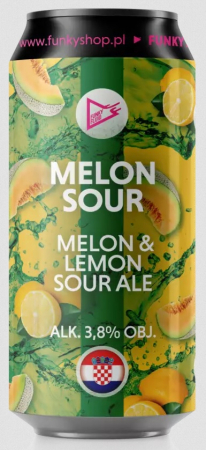 Pivovar Funky Fluid - Melon Sour 10,5° 0,5l (Sour)