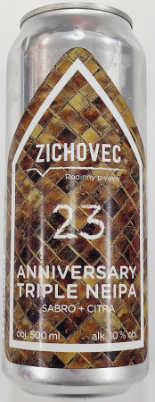 Rodinný pivovar Zichovec - Anniversary Triple NEIPA Sabro + Citra 23° 0,5l (Triple NEIPA)