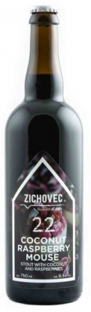 Rodinný pivovar Zichovec - COCONUT RASPBERRY MOUSSE 22° 0,7l (Imperial Stout)