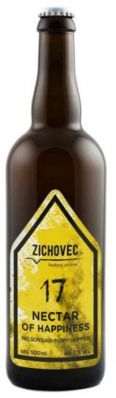Rodinný pivovar Zichovec - Nectar of Happiness NELSON SAUVIN 17° 0,75l (New England IPA)