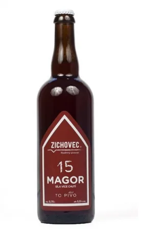 Rodinný pivovar Zichovec - Magor 15° 0,7l (Polotmavý ležák)