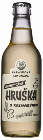 Karásková Limonáda - Hruška s rozmarýnem 0,33l 