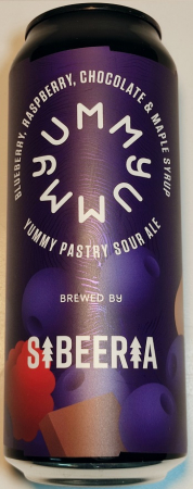 Pivovar Sibeeria - Yummy Blueberry, Raspberry, Chocolate & Maple Syrup 20° 0,5l (Sour)
