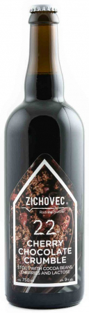 Rodinný pivovar Zichovec - Cherry Chocolate crumble 22° 0,7l (Imperial Stout)